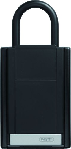ABUS KeyGarage 777 - Key box with mounting bracket - with key code - for keys or small valuables - black-silver on sale